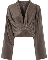 Rick Owens - T-Shirt Twist Top - Lyst