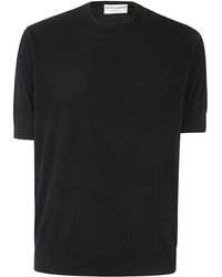 FILIPPO DE LAURENTIIS - Short Sleeves Crew Neck Sweater - Lyst