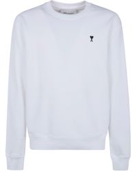 Ami Paris - Contrasted "Ami De Coeur" Sweatshirt - Lyst