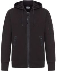 C.P. Company - C. P. Company Sweatshirts Hooded Open - Lyst