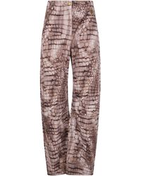Elisabetta Franchi - Wide Trousers - Lyst