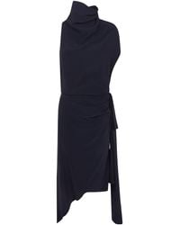 N°21 - Dress Asymmetric Midi "H111.5424 9000" - Lyst