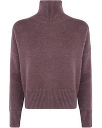 Kujten - Sweater Turtleneck "Ulla Crop" - Lyst