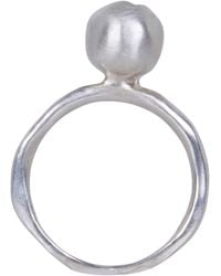 Rosa Maria - Narges S Sm Gy Plated Ring - Lyst