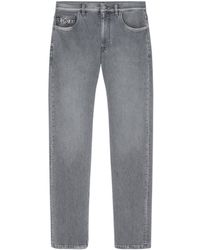 Versace - Stone Wash Mini Fit Denim Pant For - Lyst