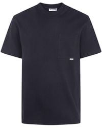 Jil Sander - T-Shirt Short Sleeves With Pocket - Lyst