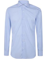 Barba Napoli - Classic Popeline "Bacchetta Spaziata" Shirt - Lyst