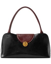Versace - Medium Shoulder Calf Leather Bag - Lyst