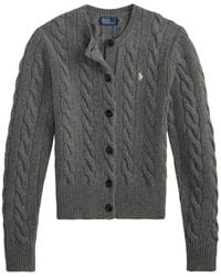 Polo Ralph Lauren - Rib-Knit Quarter-Button Sweater, Model Wears Size S - Lyst