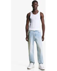 Bershka - Loose Tapered Jeans - Lyst