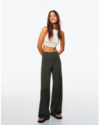 Bershka - Wide-Leg Pants - Lyst