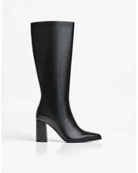 Bershka - Block Heel Boots - Lyst
