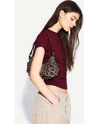 Bershka - Short Sleeve T-Shirt With A Scoop Neck - Lyst