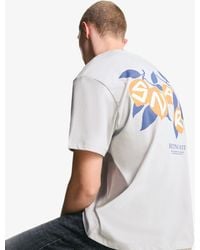 Bershka - Short Sleeve T-Shirt With Print - Lyst
