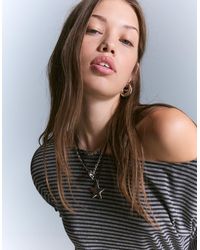 Bershka - Pack Of 3 Multi-Pendant Necklaces - Lyst