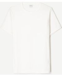 Bershka - Ribbed Short Sleeve T-Shirt - Lyst
