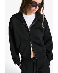 Bershka - Oversize Hooded Sweatshirt With Zipper - Lyst