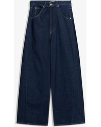 Bershka - Wide Leg Jeans With Crossover Waistband - Lyst