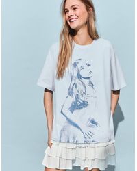 Bershka - Sabrina Carpenter Print Short Sleeve T-Shirt - Lyst