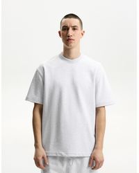 Bershka - Short Sleeve Plush T-Shirt - Lyst