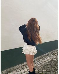 Bershka - Faux Suede Bag - Lyst