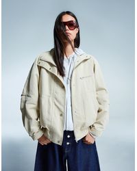 Bershka - Zip-Up Jacket - Lyst