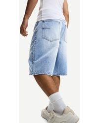 Bershka - Baggy Denim Bermuda Shorts - Lyst