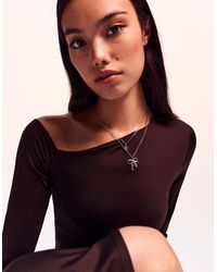 Bershka - 3-Pack Of Faux Pearl Necklaces - Lyst