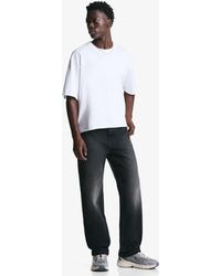 Bershka - Straight Relaxed-Fit Jeans - Lyst