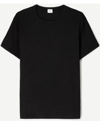 Bershka - Ribbed Short Sleeve T-Shirt - Lyst