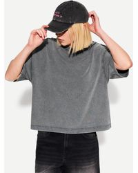 Bershka - Heavy Cotton Boxy Fit Short Sleeve T-Shirt - Lyst