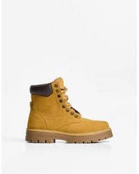 Bershka - Ankle Boots With Padded Detail - Lyst