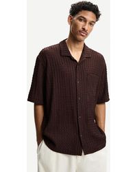 Bershka - Rustic Short Sleeve Shirt - Lyst