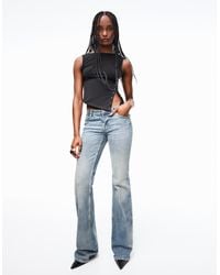Bershka - Low Waist Boot-Cut Jeans - Lyst
