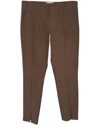 The Row - High-Rise Tapered Trousers Wool - Lyst