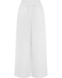 ALIGNE - Alara Linen Wide Leg Trouser - Lyst