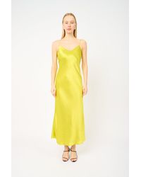 Galvan London - V-Neck Slip Dress - Lyst