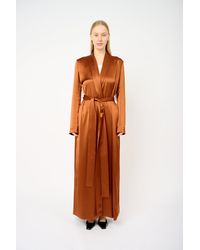Galvan London - Satin Trench Coat - Lyst