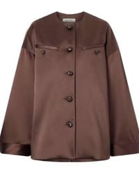 Rohe - Western Heavy Satin Jacket - Lyst
