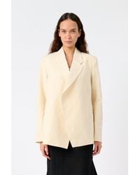 BITE STUDIOS - The Polus Organic Cotton And Linen Jacket - Lyst
