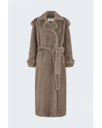 DUCIE - Thalia Fur Coat - Lyst