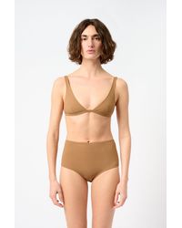 TOTEME - Triangle Bikini Top - Lyst