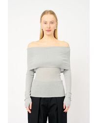 Galvan London - Corte Off-Shoulder Top - Lyst