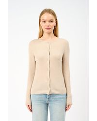 The Elder Statesman - Delicash Silk And Cashmere Cardigan - Lyst