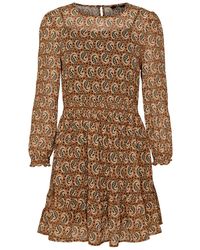 ONLY Chiffon Dress Dames White - Wit