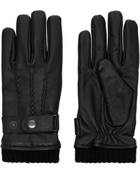 Jack & Jones Leder Handschuhe - Schwarz