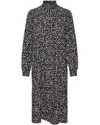 ONLY Printed Midi Dress - Zwart
