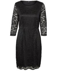 Vero Moda Schwarz Spitzen Kleid
