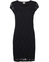 Vero Moda Spitzen- Kleid - Schwarz
