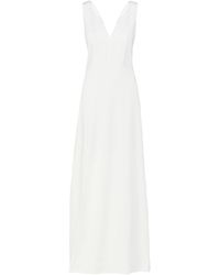 Y.A.S Rugdetail Met Drie Bandjes Trouwjurk - Wit